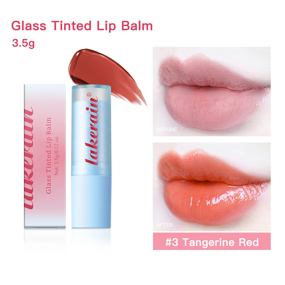 3 Stuks Spiegelglas Effen Lip Glazuur Water Licht Romige Lipgloss 12 Uur Hydraterende Tint Kleur Lip Olie Balsem Lippenstift Cosmetisch