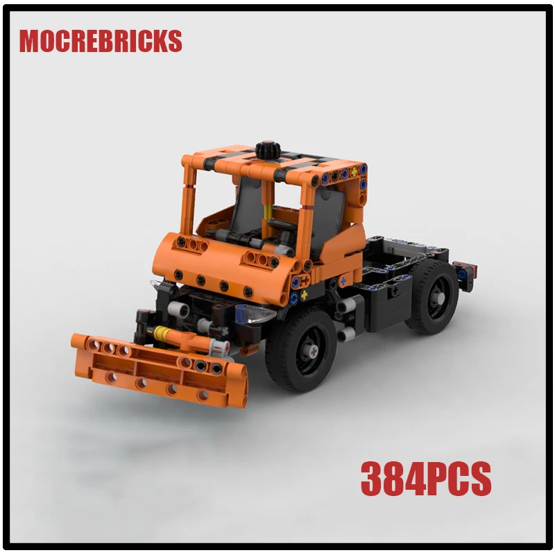 MOC briques personnalisées modèle Unimog U423 ville technologie voitures d'ingénierie bricolage blocs de construction camions briques pour enfants jouets cadeau de noël