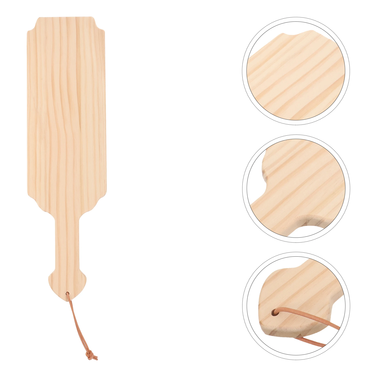 

Unfinished Wooden Paddle for DIY Handicrafts Painting Staining Embellishing Creative Decorative Home Hanging Ornament Paddle