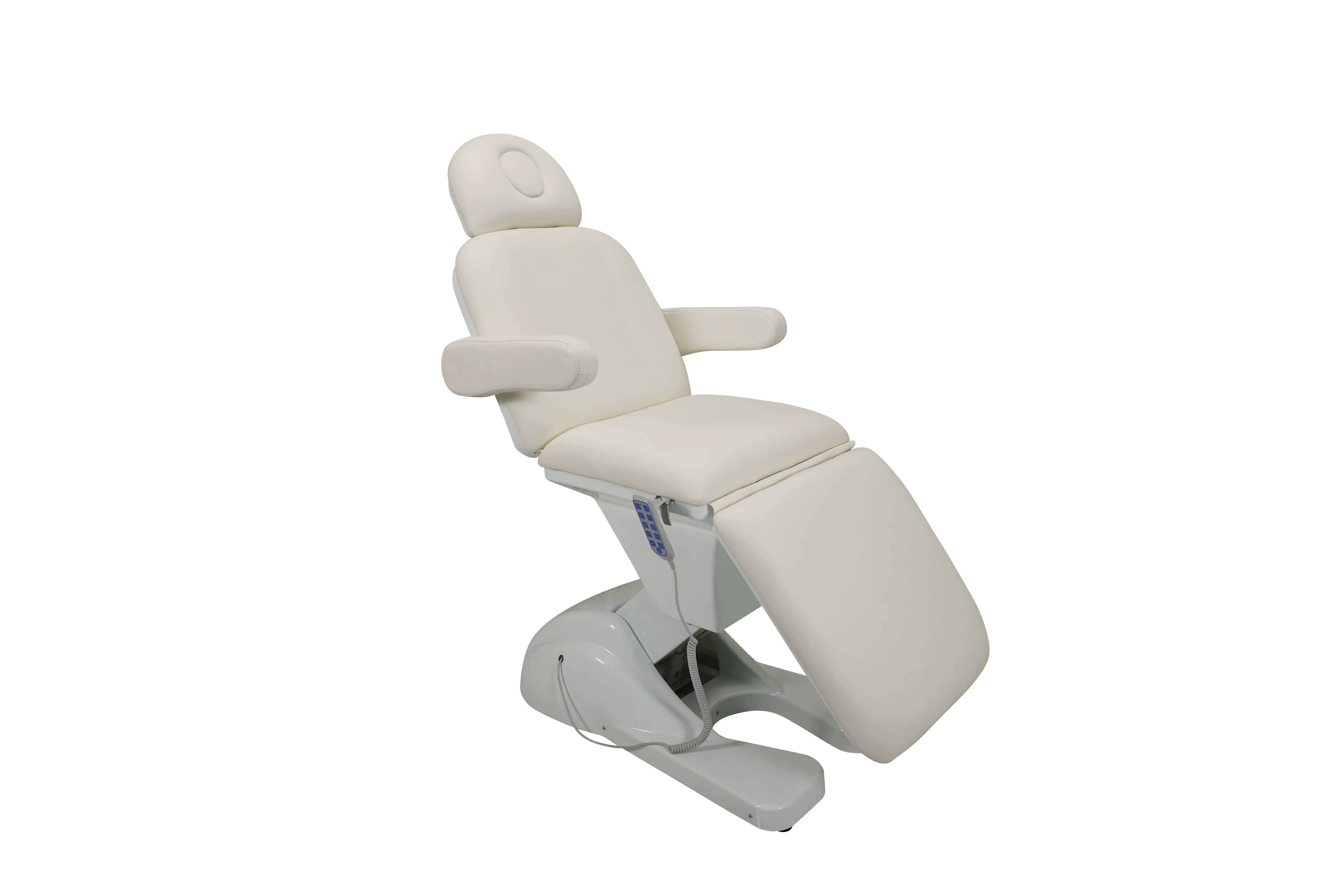 Deluxe face chair bed adjustable electric reclining massage table bed