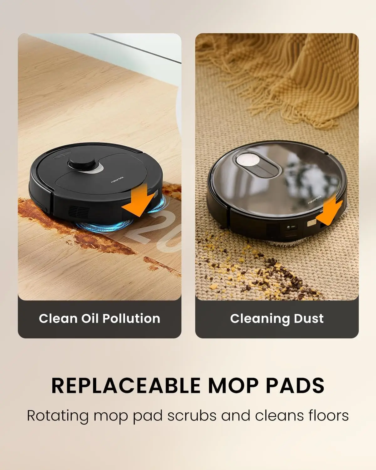 로보락 Qrevo 시리즈와 호환되는 8피스 교체 부품 키트