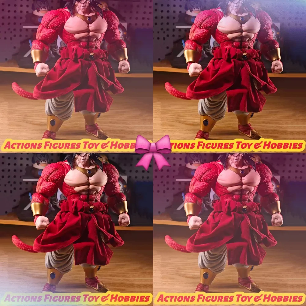 

【Only Clothes】1/12 Classical Anime Role Beast God ClothRed Skirt Acesssories DIY for 6" Action Figure Model Toy
