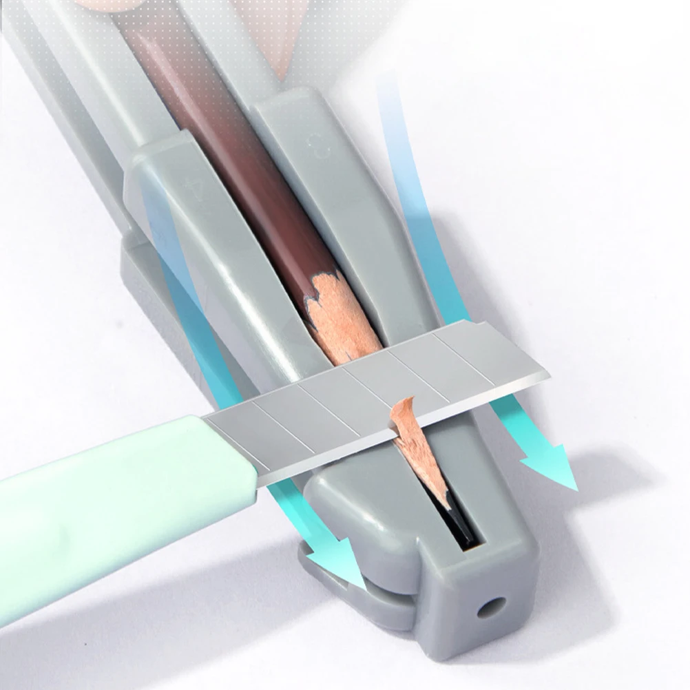 3 個の眉毛鉛筆削りカモノハシメイクアップリップペンシル削り補助ツールプラスチック耐久性のある角度精度スムーズな書き込み