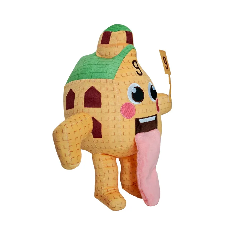 Kawaii Cartoon Steal a Brainrot Knuffel Rond Games Mooi huisnummer 9 Voor kinderen Verjaardag Halloween Cadeau Home Decor