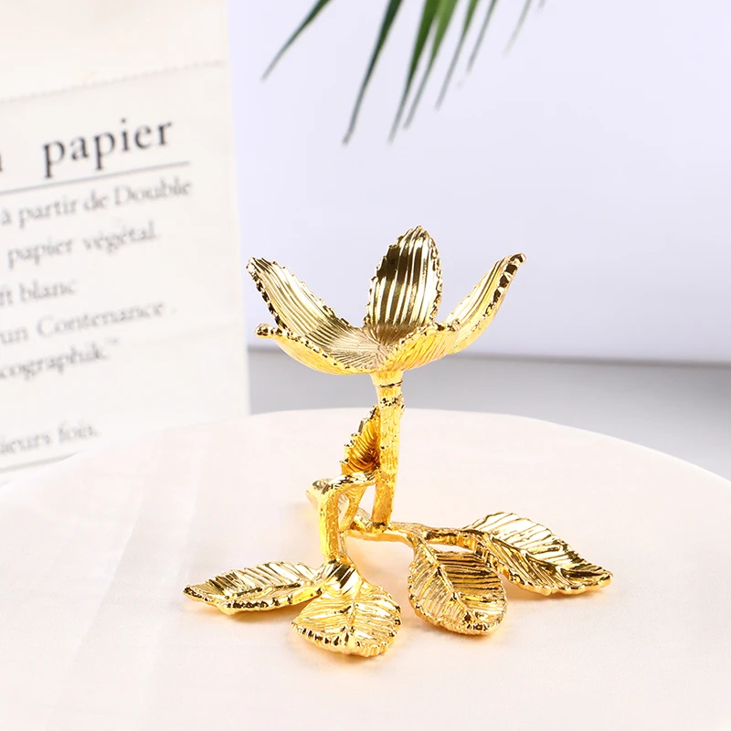 Crystal Ball Base Gold Sliver Tree Leaf Shape Metal Holder Sphere Stone Support Display Stand Photography Props Handicraft Decor