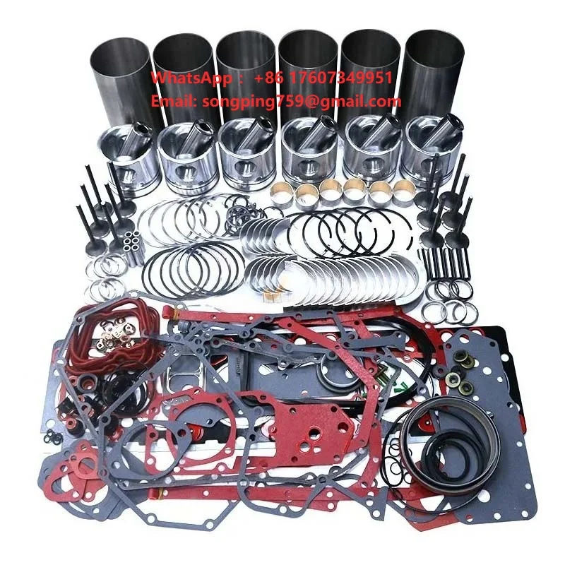 Cuuumminns New Diesel Engine Spare Parts QSL8.9 NTA855 QSB6.7 QSB4.5 QSX15 QSM11 Overhaul & Liner Repair Kit