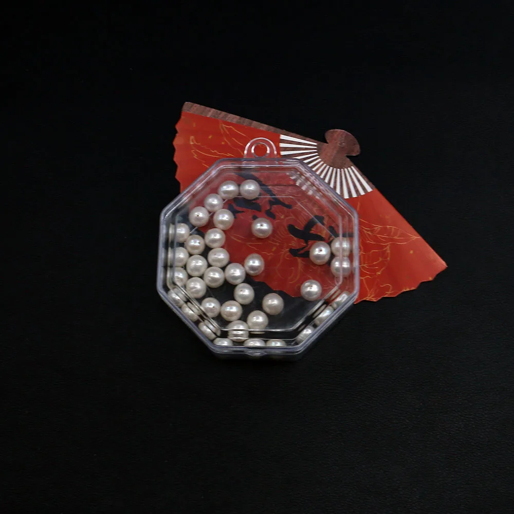 

Transparent Thickened Plastic Packaging Storage Octagonal Box for Hair Ties Scrunchies Earrings Rings and Jewelry 80x80mm