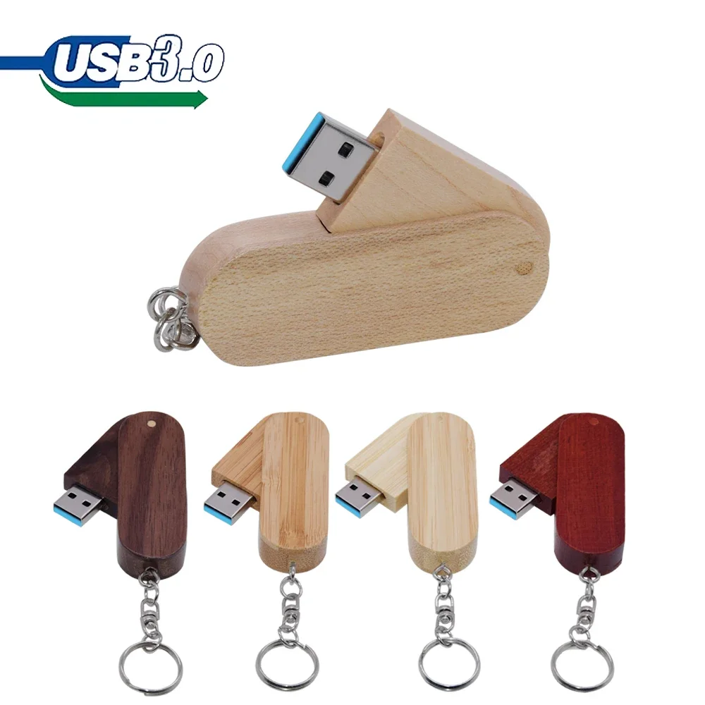 Fotografie Cadeau Pen Drive 64Gb Flash Drives 32Gb Echte Capaciteit Usb Stick 16G Esdoorn Hout Memory Stick 8G U Schijf