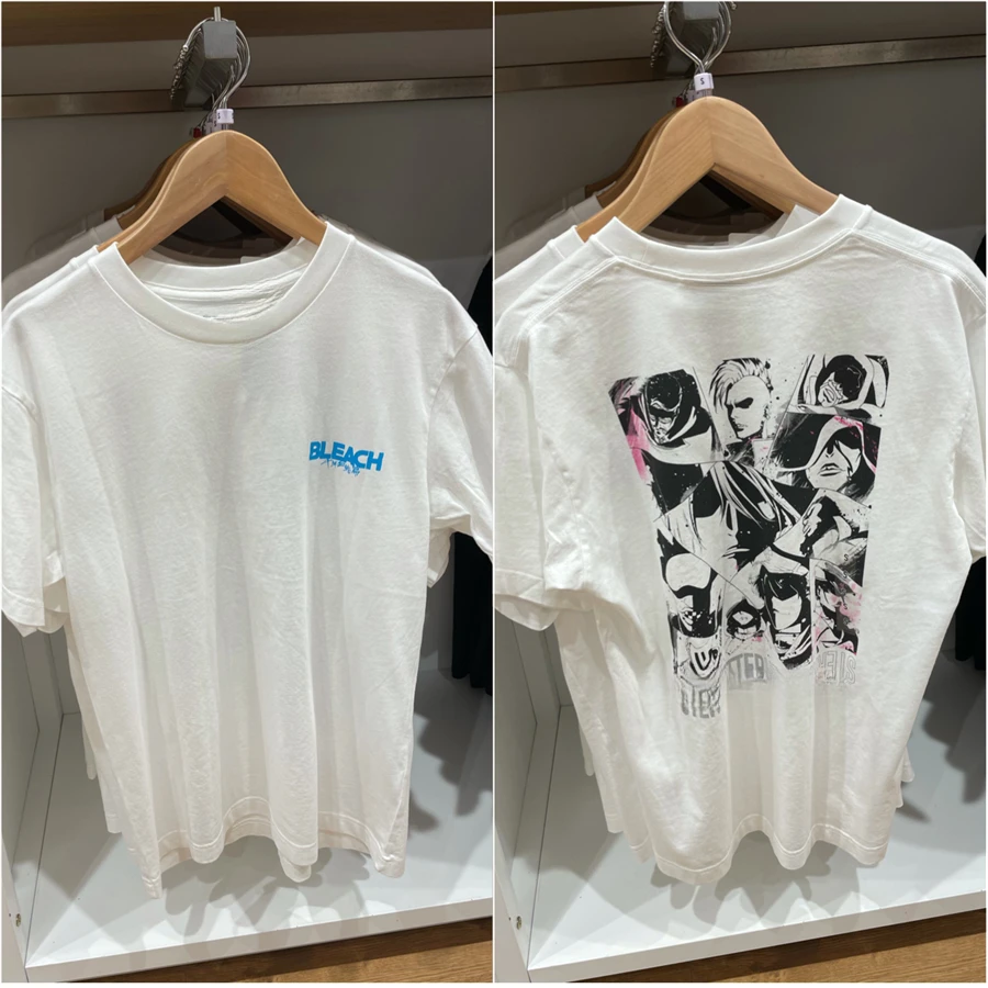 Summer Hot Anime Bleach Ichigo Kurosaki Graphic Cotton Tshirt Unisex Short Sleeve Fashion Brand Tee Luxury Casual Vintage Tees