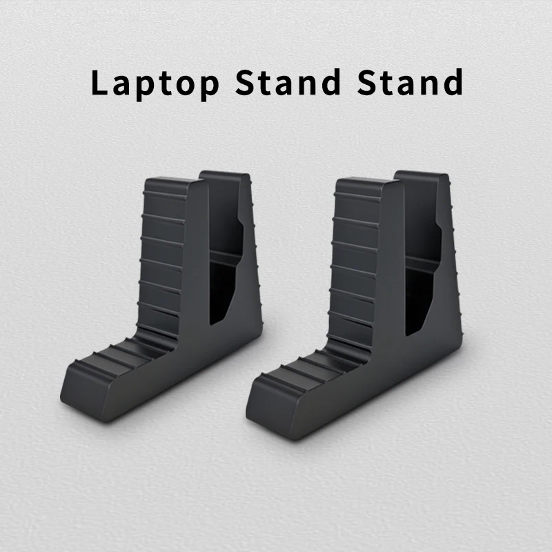 Multi-Scenario Laptop Stand with Adjustable Width Vertical Storage Efficient Heat Dissipation via Bottom Airflow Anti-Silicone