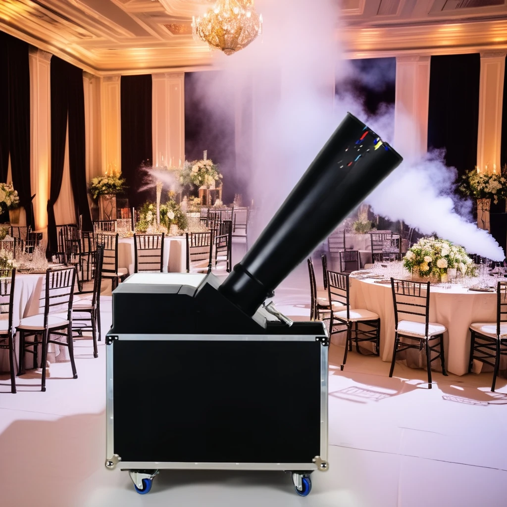 Rainbow Paper Launcher Confetti Machine Paper Blower Confetti Cannon Machine Paper Confetti Machine For Wedding Party