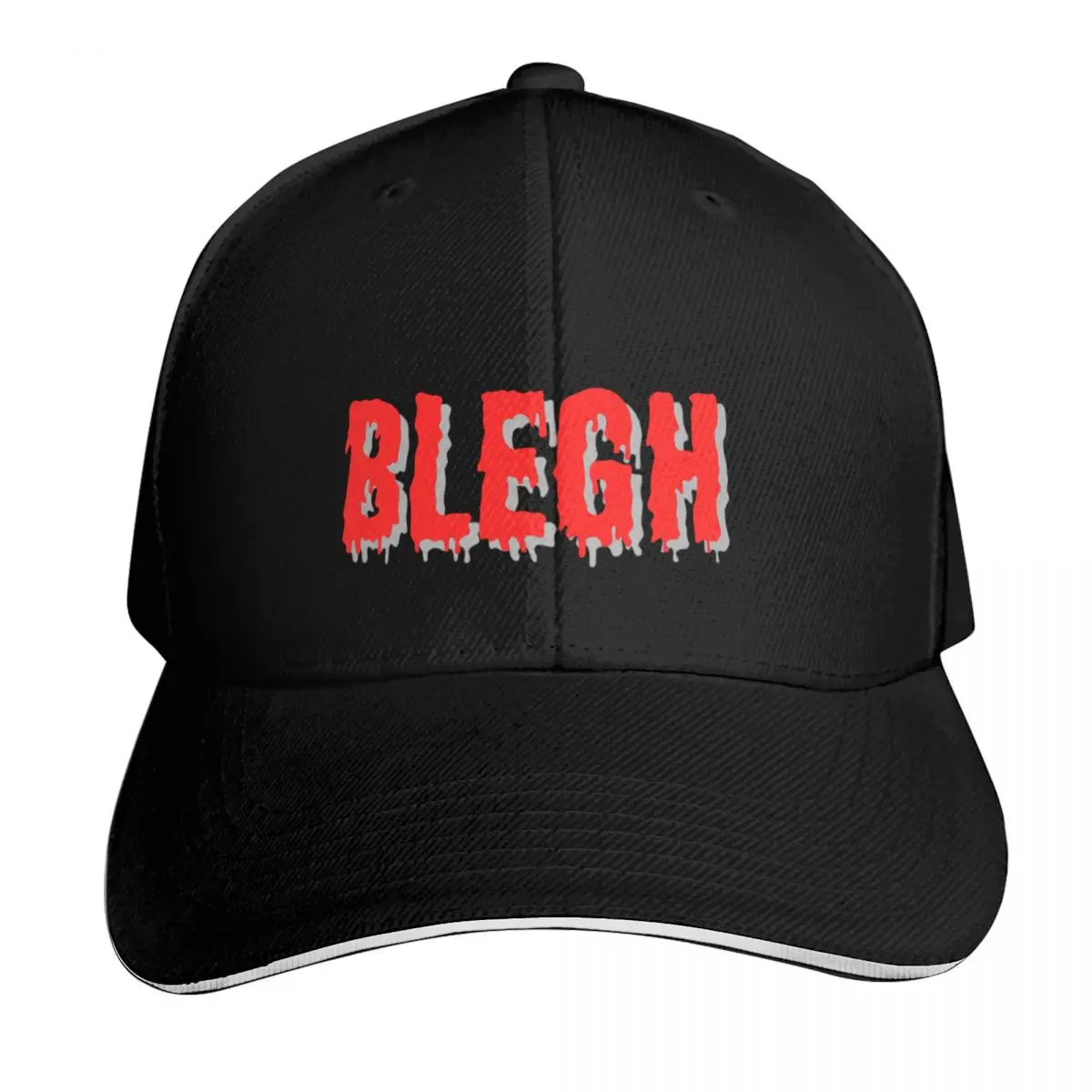 BLEGH Dripping Red Baseball Cap custom Hat Hat Baseball Cap Sunscreen New In The Hat Men Caps Women's