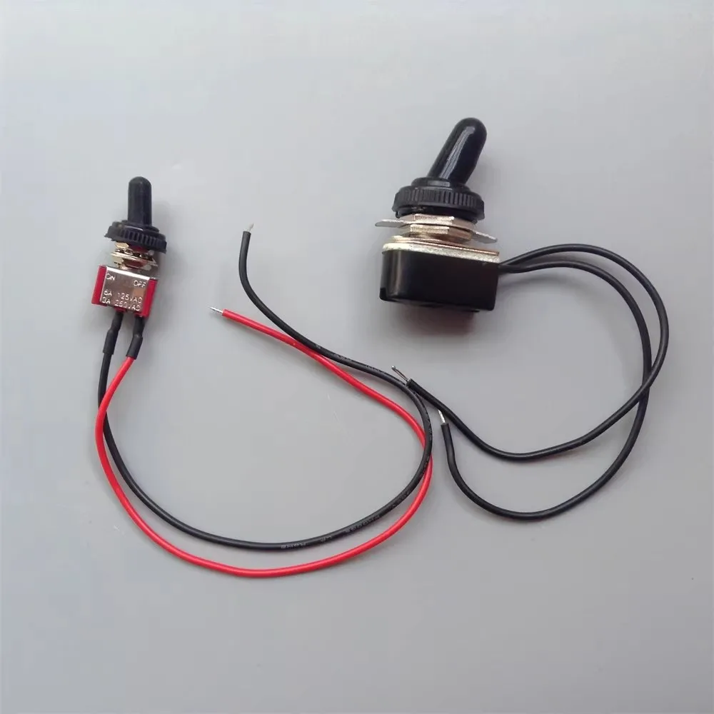 Rocker Switch With Cord Knob, 2-Pin, 2-Position Toggle Switch