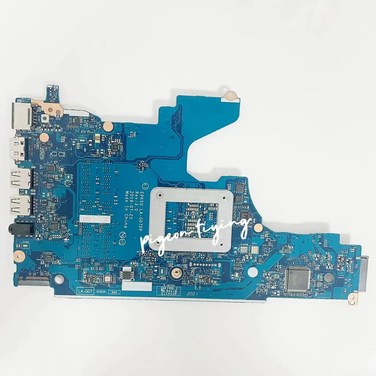 Imagem -02 - Laptop Motherboard para hp Pavilion 15-da 250 g7 Mainboard Cpu:i37020u Sr3tk Ddr4 L49974601 L49974001 Epk50 La-g07dp La-g07dp