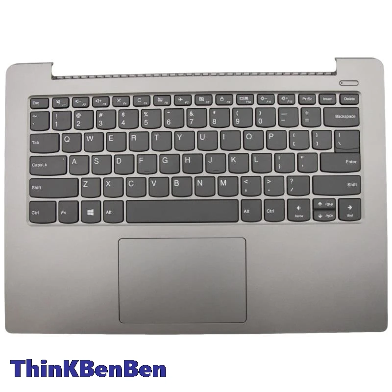 US English Mineral Gray Keyboard Upper Case Palmrest Shell Cover For Lenovo Ideapad 330S 14 14IKB 14AST 5CB0R57292