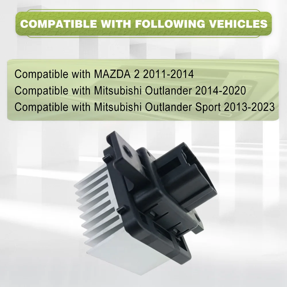 

D651-61-B15, 7802A240, JA1871 3 Pins Heater Blower Fan Motor Resistor For Mazda 2 2011–2014 Outlander 2014–2020 Sport 2013–2023