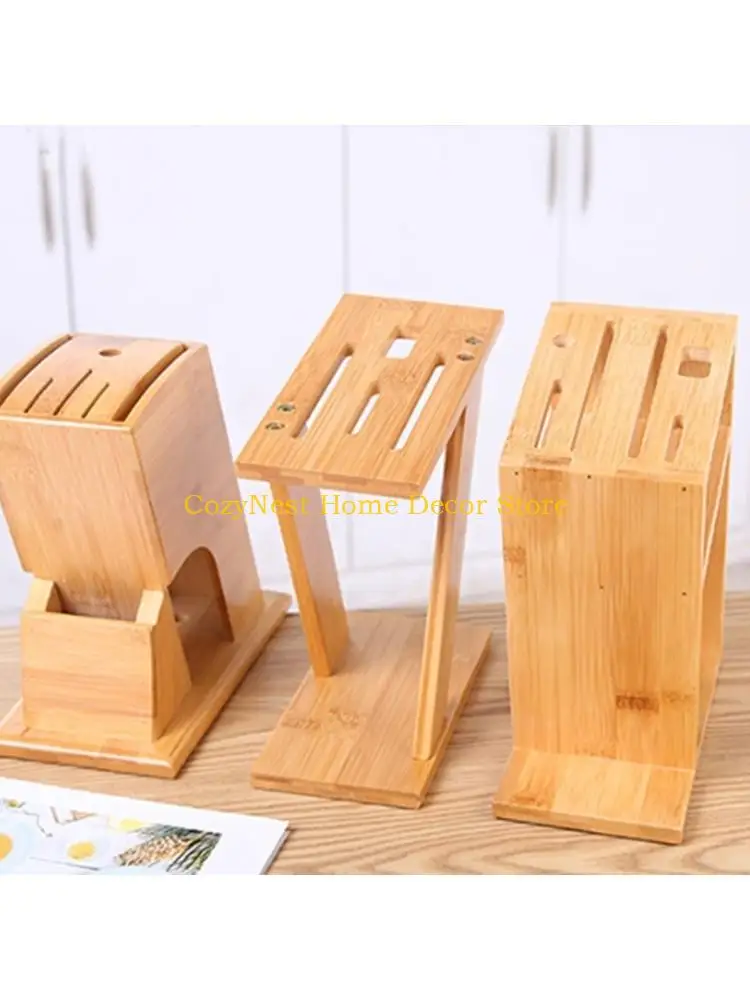 

92MF Bamboos Cutter Rack Modern Kitchens Counter Organizers Durable And Secure
