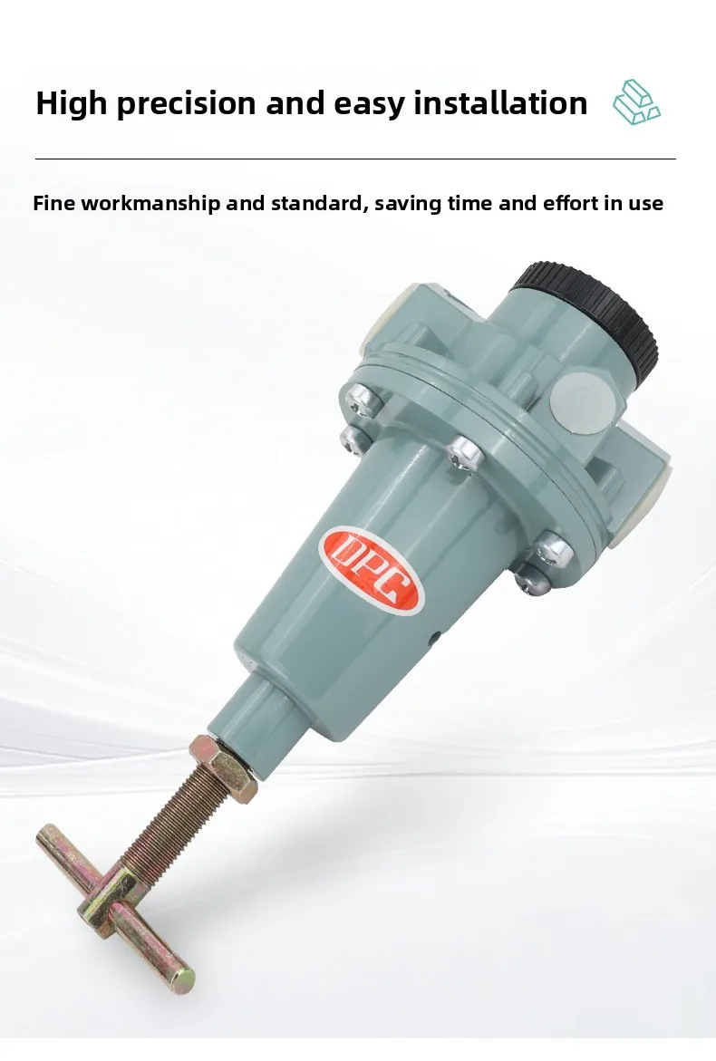 Automatic Sandblaster Pressure Regulating Valve,4 Threaded Port Standard Precision Air Regulator for Sandblasting System Control