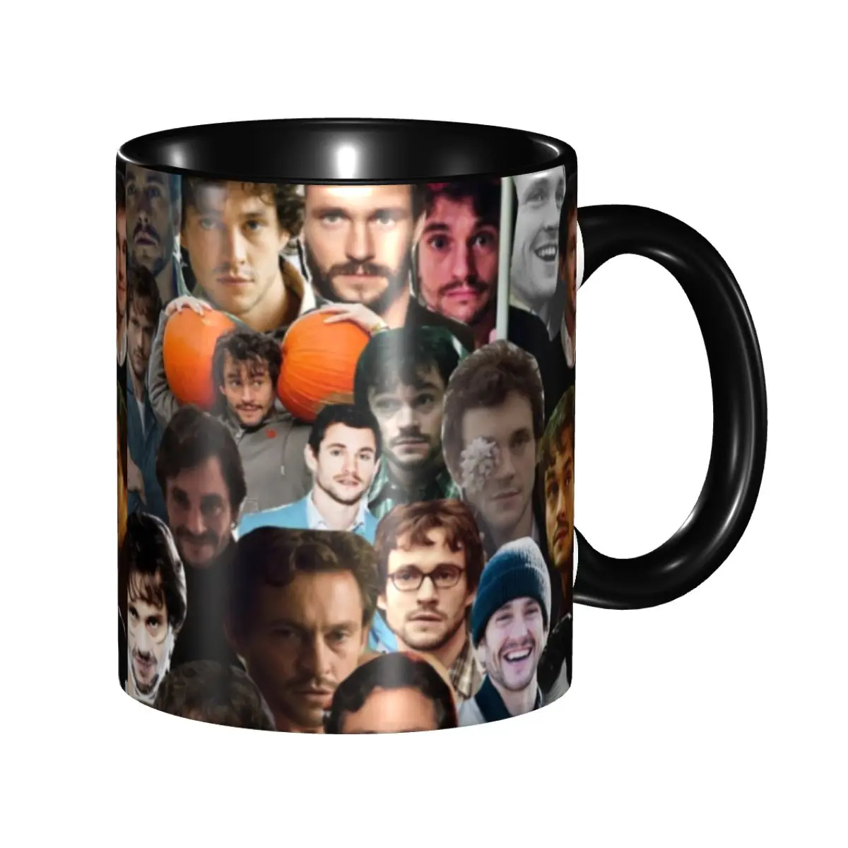 Custom Hannibal Coffee Mug DIY Hugh Dancy Will Graham Collage Ceramic Tea Milk Cup
