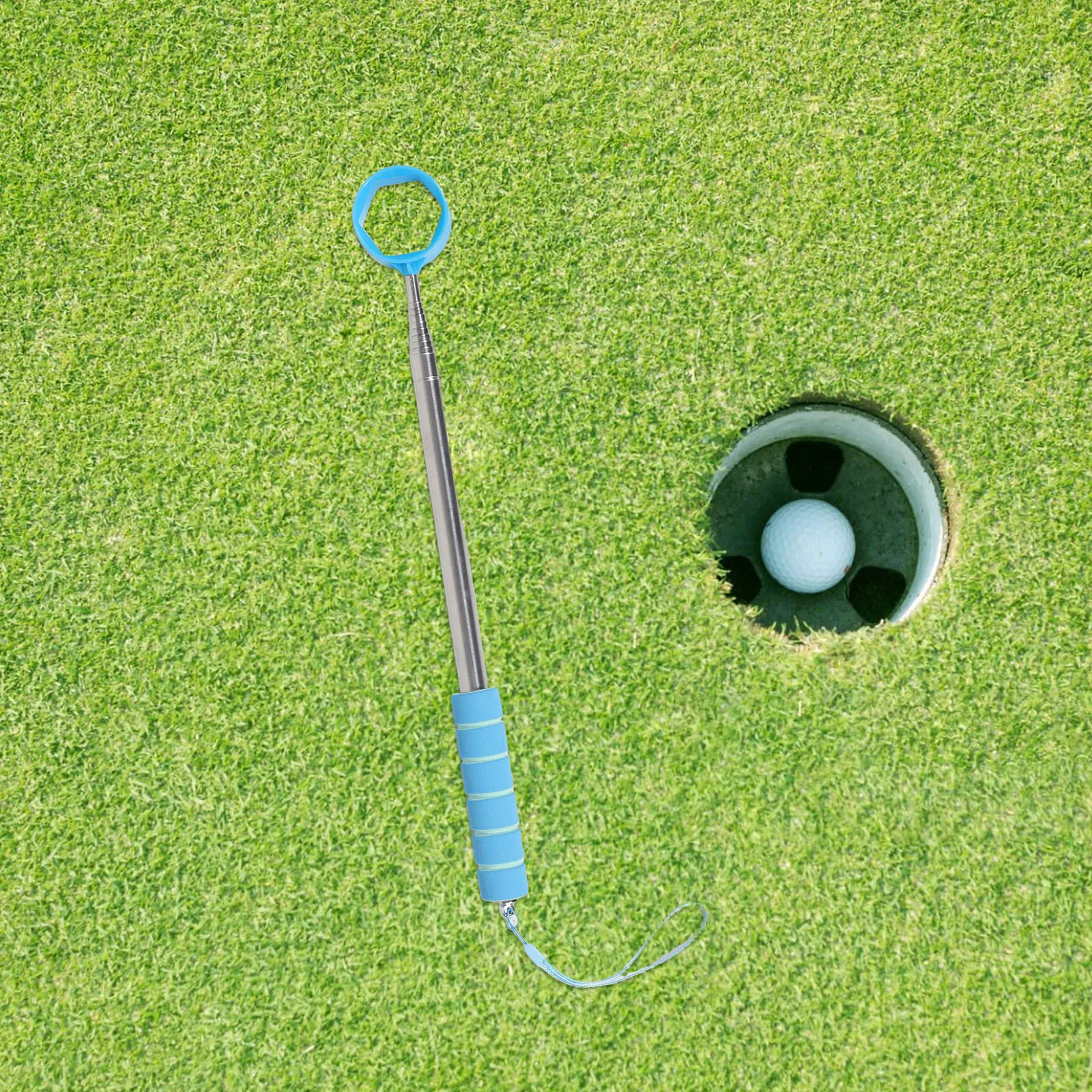 

Golf Ball Retriever Telescopic Adjustable Pole Ergonomic Handle Ball Picker Upper Tool for Water Bushes Golf Accessories