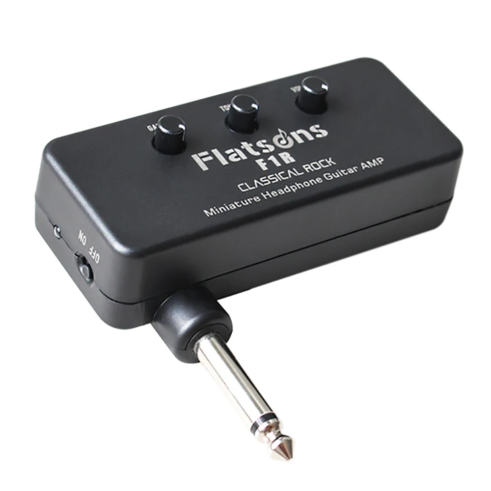 

Flatsons F1R Guitar Amplifier Bass Headphone Amplifier 6.35 Mm Mini Electric Guitar Headphone Amplifier Music Parts Accessories