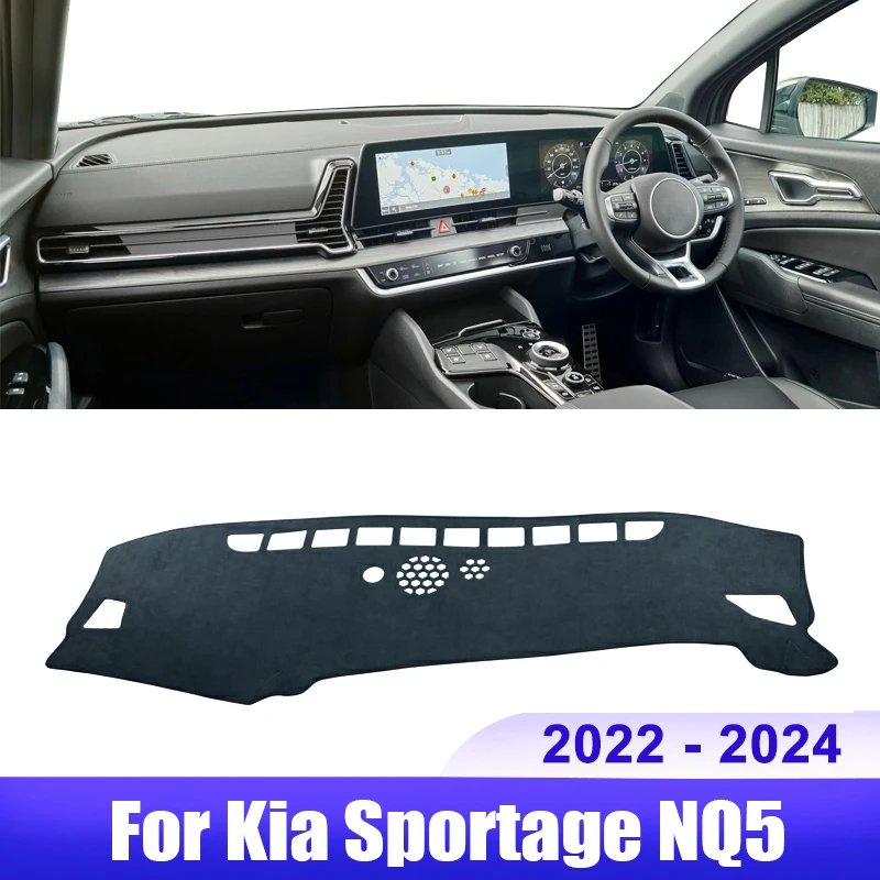 For Kia Sportage 5 NQ5 MK5 2022 2023 2024 Hybrid X GT Line Car Dashboard Cover Dash Mat Sun Shade Non-slip Pad Accessories