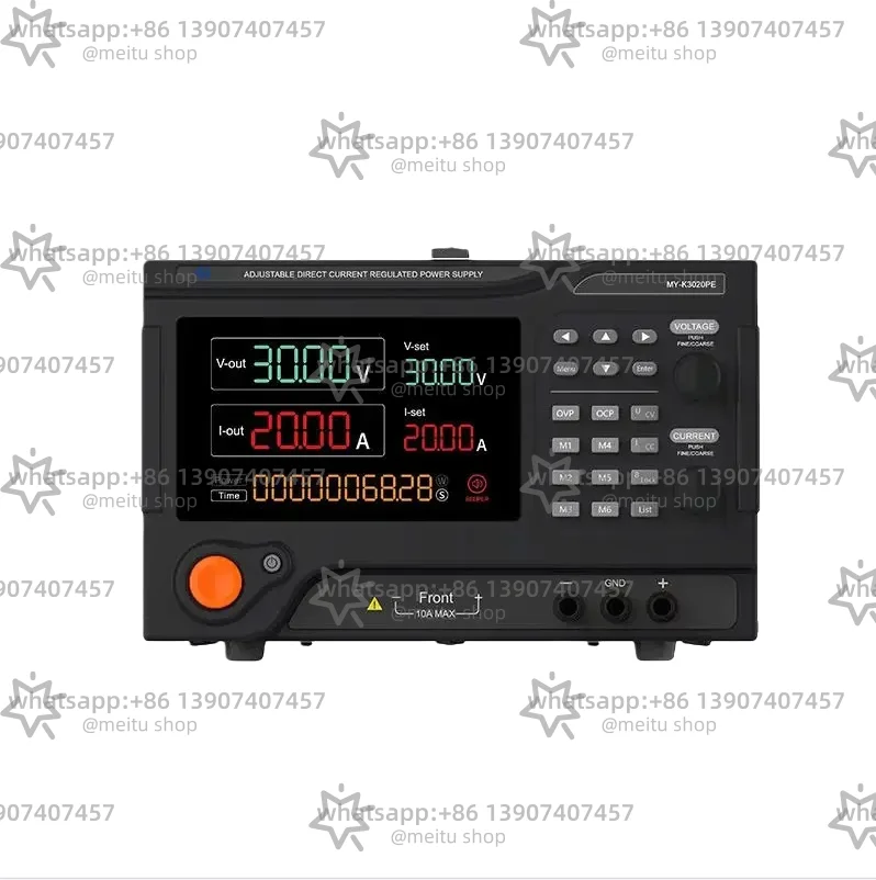 

eTM-3020PC (30 В/20 А/600 Вт)/eTM-3030PC (30 В/30 А/900 Вт) Регулируемый источник питания постоянного тока высокой мощности Программируемый источник питания