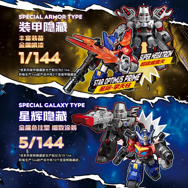 Blokees Transformers GV08-12PCS Convoy Optimus Prime Lio Convoy Megatron Trypticon Action Figure Robot Collection Toys Gift view 4