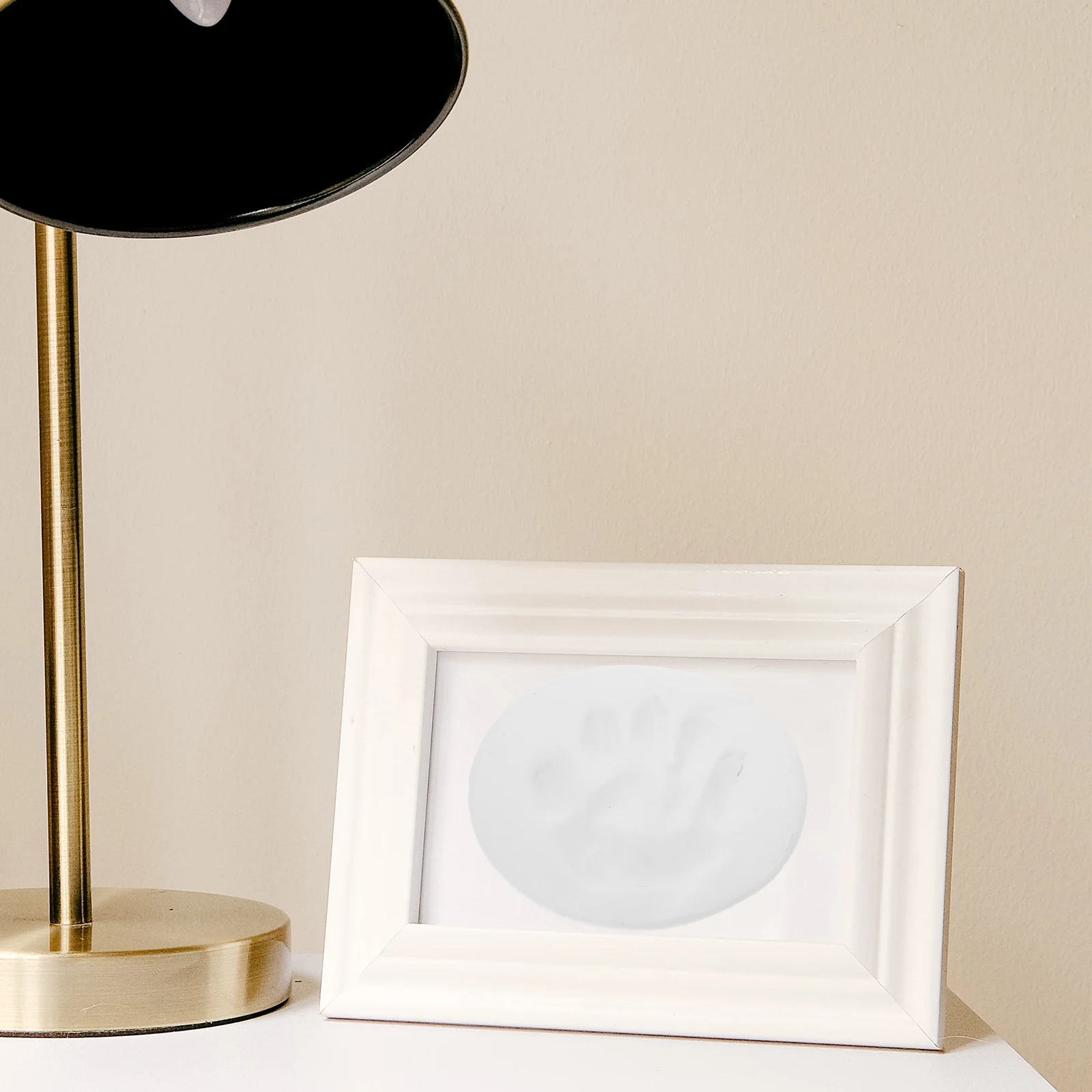 

1Set Baby Handprint Ornament Kit Safe DIY Clay Keepsake Baby Hand Footprint Casting Kit Newborn Milestone Gift Fade Resistant