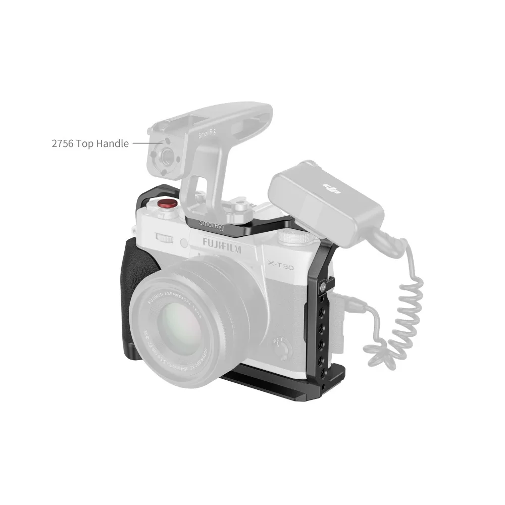 SmallRig X-T30 II / X-T30 III قفص كامل للكاميرا لـ FUJIFILM X-T30 / X T30 II /X T30 III مع لوحة الإصدار السريع Arca-Swiss 5662