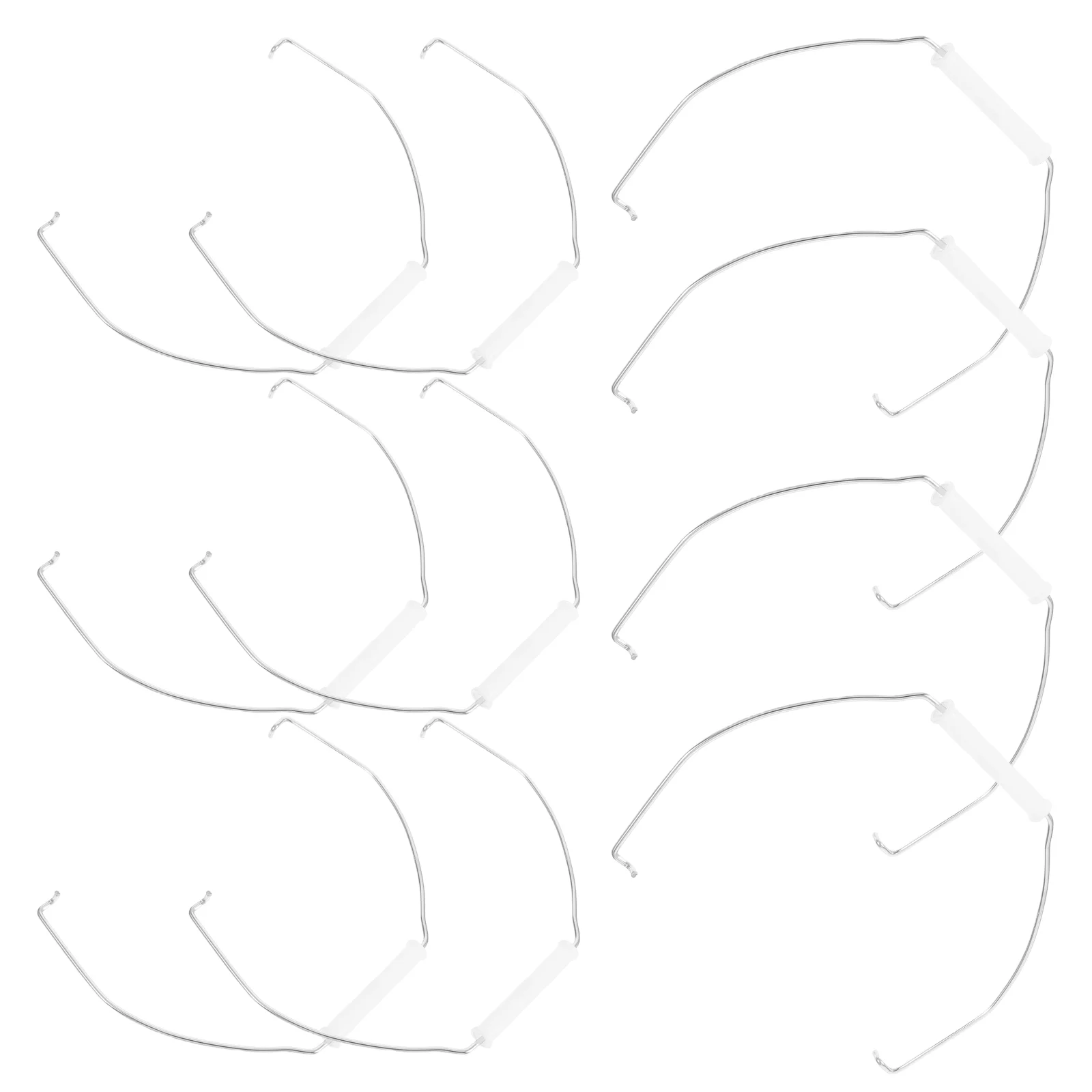 10 Pcs Bucket Handle Carrying Strap Attachment for Portable Bin Tub Handles Plastic