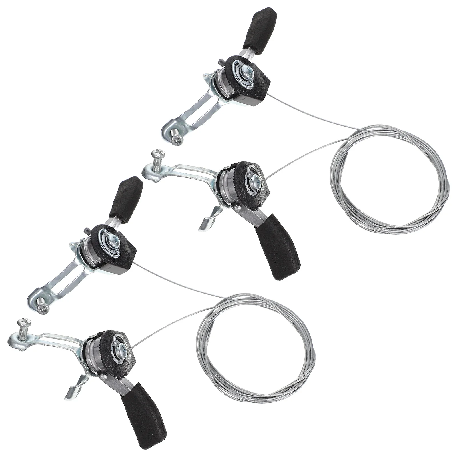 2pcs Split Aluminum Thumb Shifter Durable Shift Levers For Mountain Bike Road Foldable Bicycle Replacement Bike Parts - Image 2