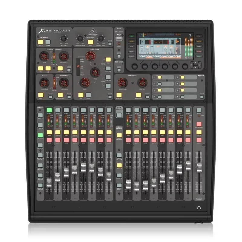 

Behringer X32 Producer Digital Mixer Pa System 16 Inputs 8 Outputs Digital Console Music Studio Equipment
