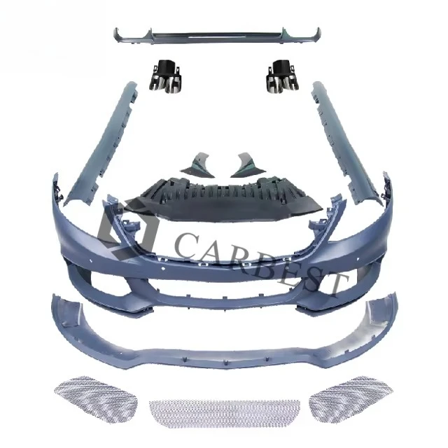 Upgrade Cars Accessories W222 Body Kit for S CLASS 2014-2017 to New Type
