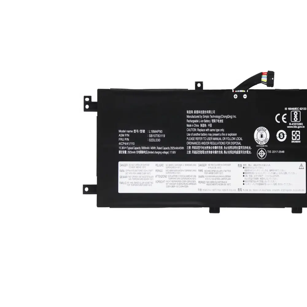 

Новый аккумулятор для ноутбука L18C4P90 для Lenovo ThinkPad L13 Yoga 20R6S00800 L18M4P90 L18D4P90 SB10T83177 SB10T83120 5B10W13934