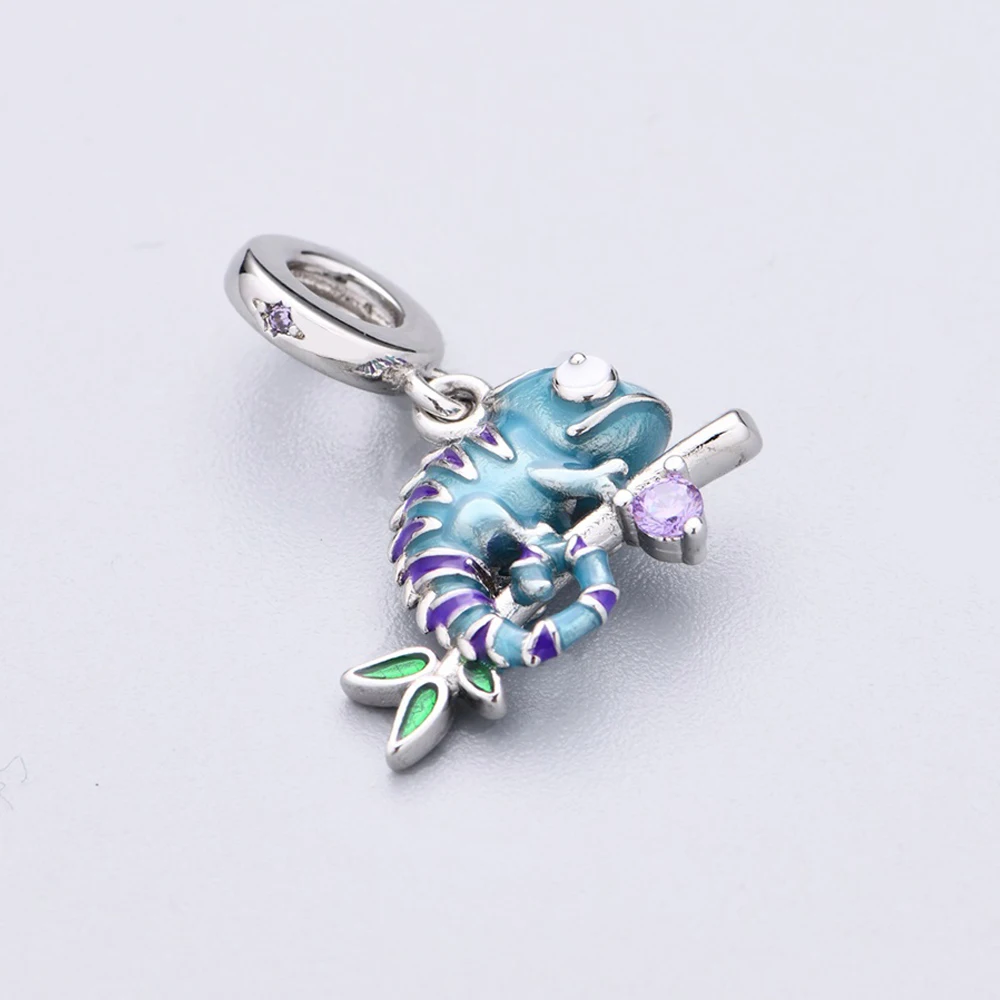 Animal Series 925 Sterling Silver Owl Penguin Panda Puppy Cat Sloth Charm Fit DIY Bracelet Necklace Cute Mix and Match Gifts