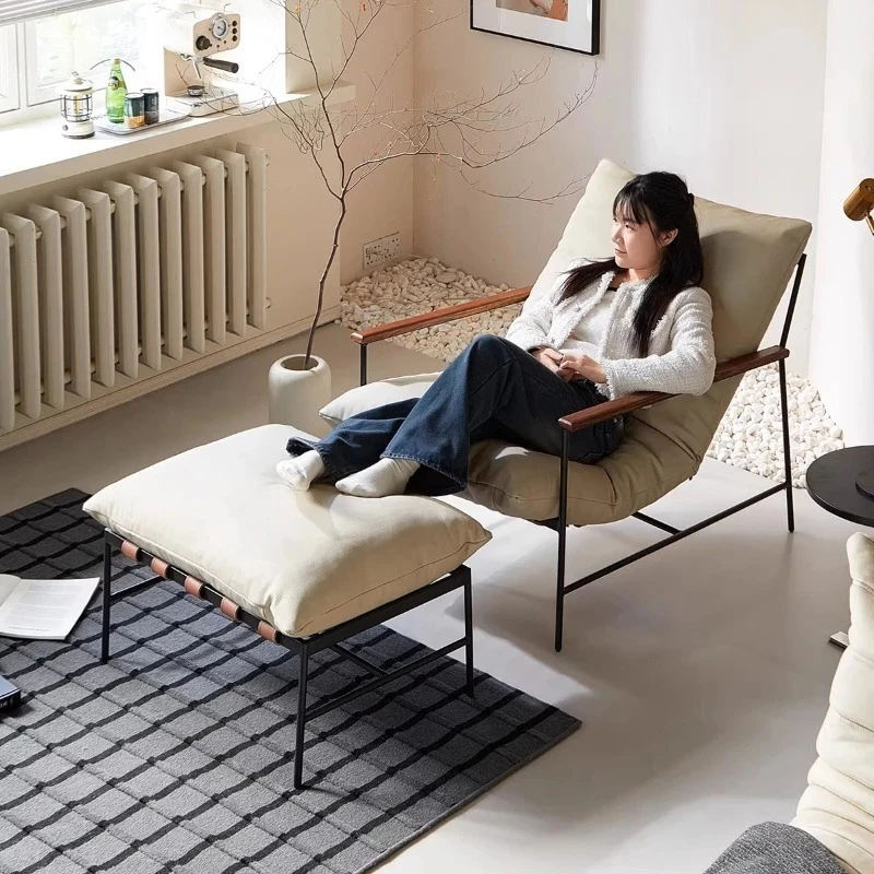 

Luxury Black Living Room Chairs Modern Beauty Relaxing Bauhaus Recliner Chairs Bedrooms Reading Sillones Modernos Furniture Home