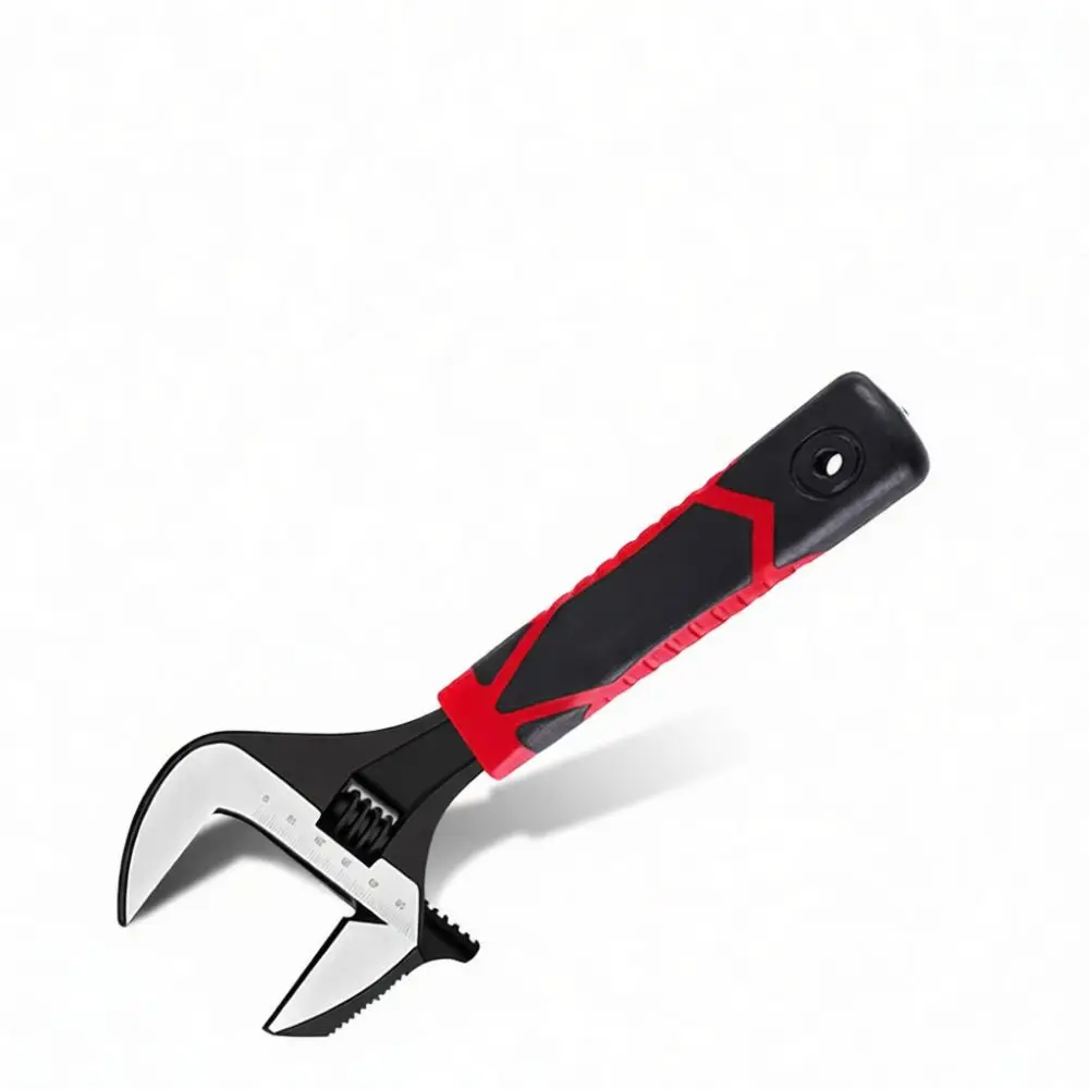 Mini Adjustable Wrench Wide Mouth Short Shank Spanner High Torque Bathroom Pipe Tool Plumbing Fixture Assembly Hardware