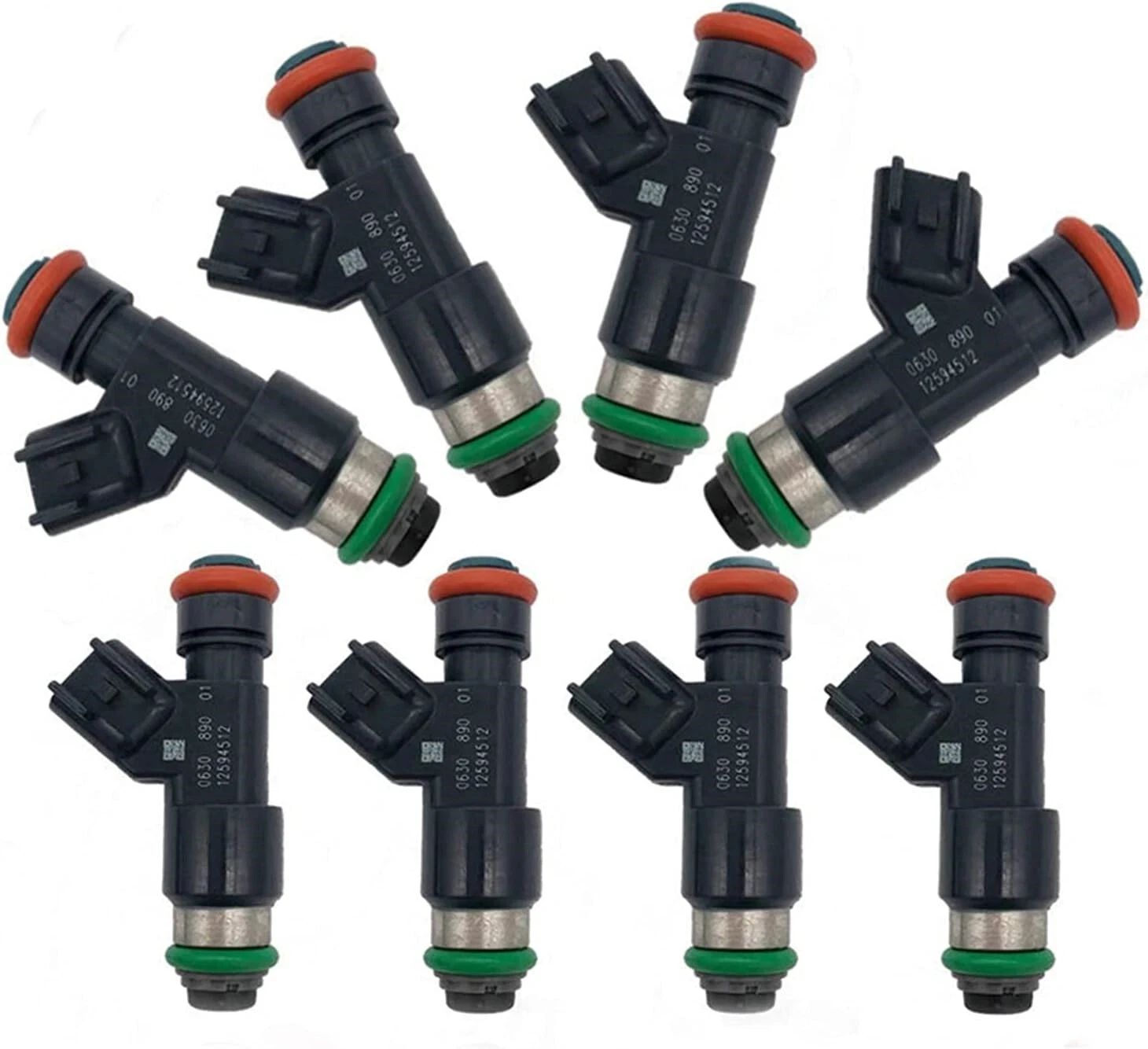 8Pcs OE# 12594512 Fuel Injector For Chevrolet Avalanche Express Silverado Suburban 1500 Tahoe GMC Savana 1500 5.3L V8