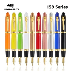 Jinhao 159 Fountain Pen High Quality Metal Luxury Elegant Executive Pen Writing Inking Pens Office School Supplies Stationery