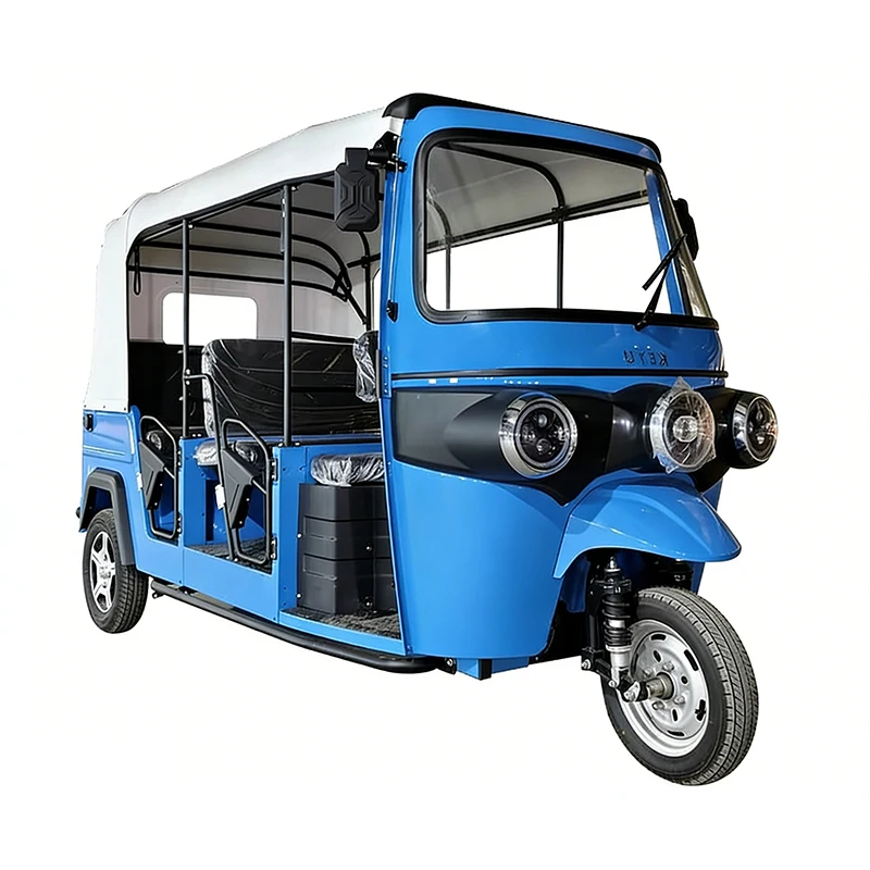KEYU Professional Custom Electric Tuk Tuk 3 Wheel Battery Tricycle Multi-purpose Passenger Vehicle