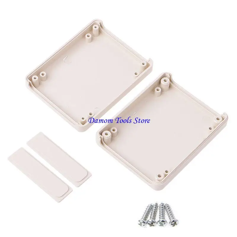 57be dụng cụ chống thấm nước nhựa cho trường hợp dự án điện tử màu xám DIY 90x70x28m
