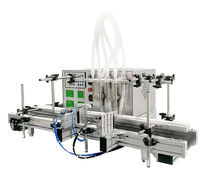 

4-головочный автоматический настольный магнитный насос, перистальтический насос, машина для наполнения бутылок с водой и духов
