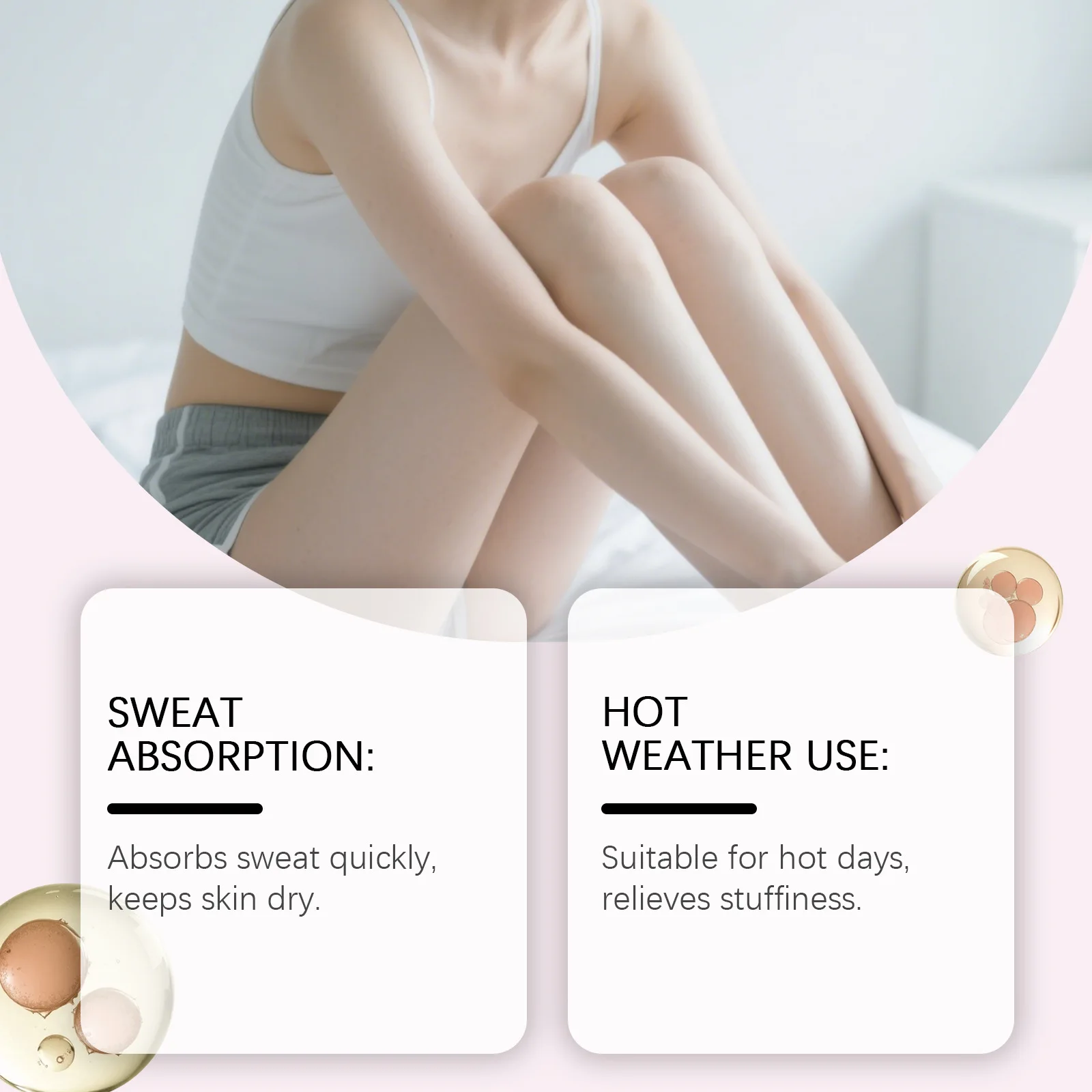 Comfort Powder Prevent Chafing Sweat Absorbing Odor Remover Lightweight Skin Freshness Sweatproof Smoothing Soothing Body Powder