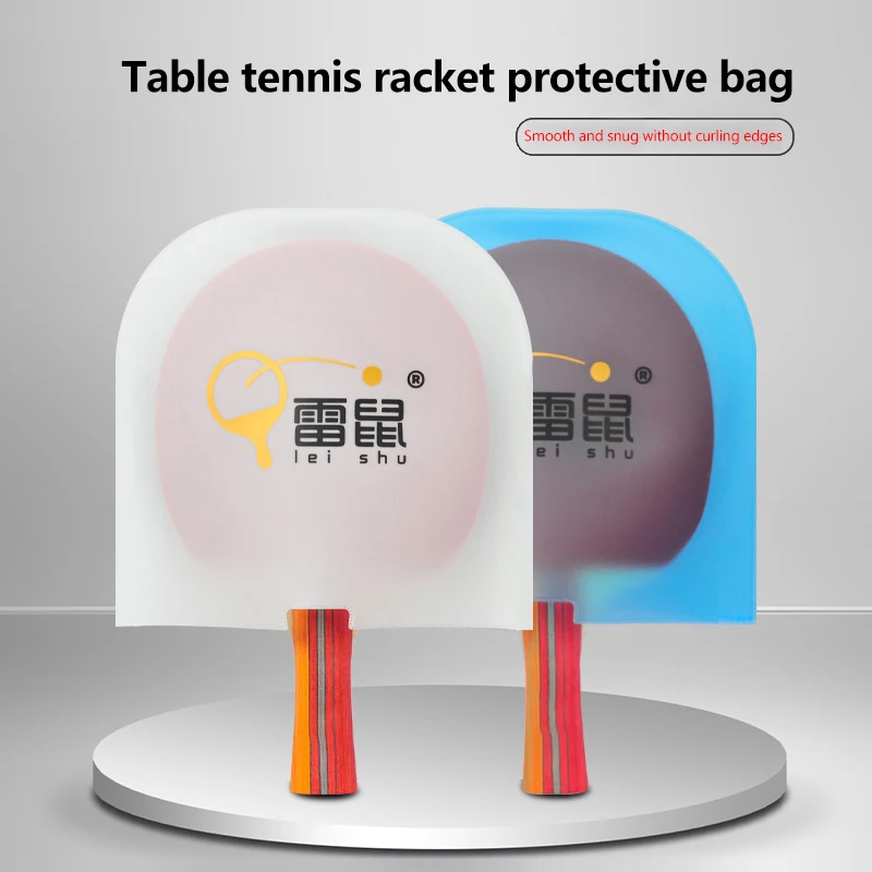 

1/2 шт. двусторонняя защитная пленка для ракетки для настольного тенниса, пыленепроницаемая антиокислительная резиновая крышка для летучей мыши, защита летучей мыши