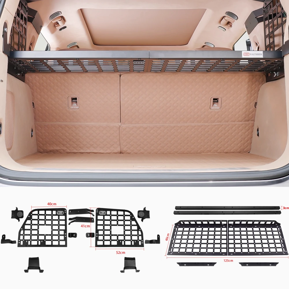 

Подходит для Dongfeng M-Hero 817 MHERO 2 2025, полка для багажника, панели Molle, система грузовых органайзеров, стойки