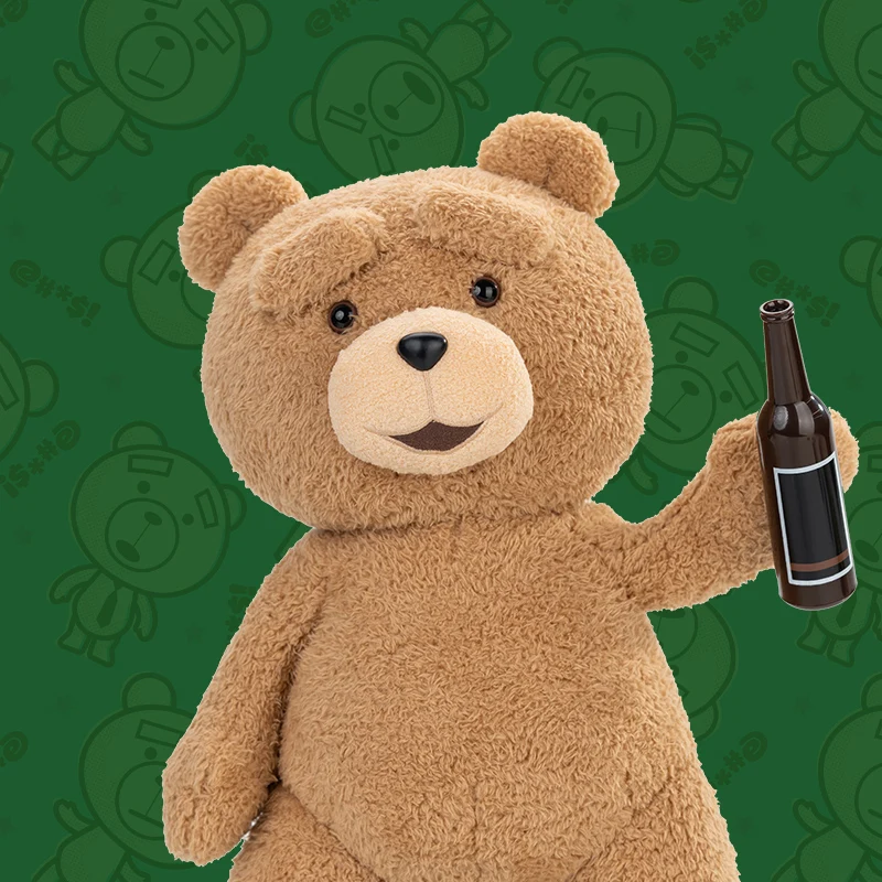 ตุ๊กตาแอ็คชั่น POP MART TED 2ตุ๊กตาตุ๊กตาหนานุ่มน่ารัก30ซม.