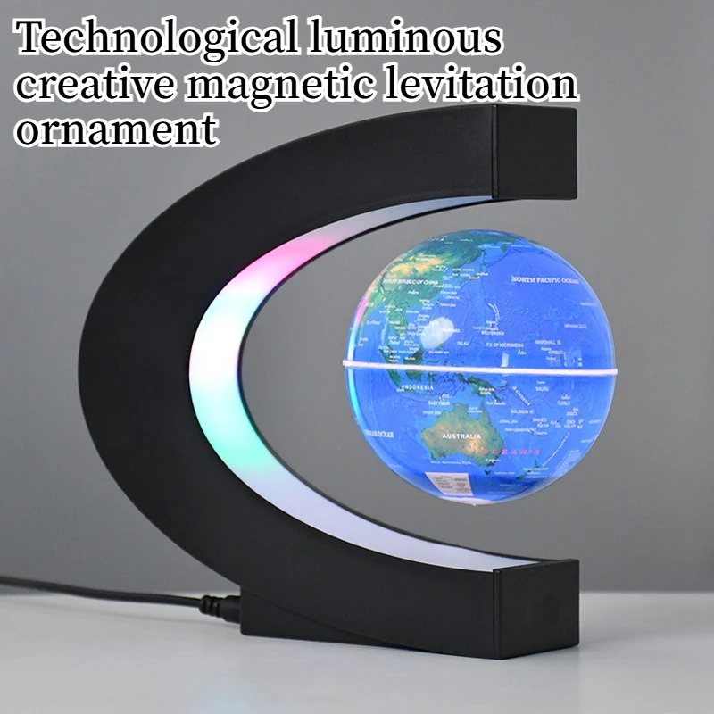 

Maglev Globe Activity Gift Office Desktop Home Premium Feel Technological Sense Luminous Creative Decorative Ball