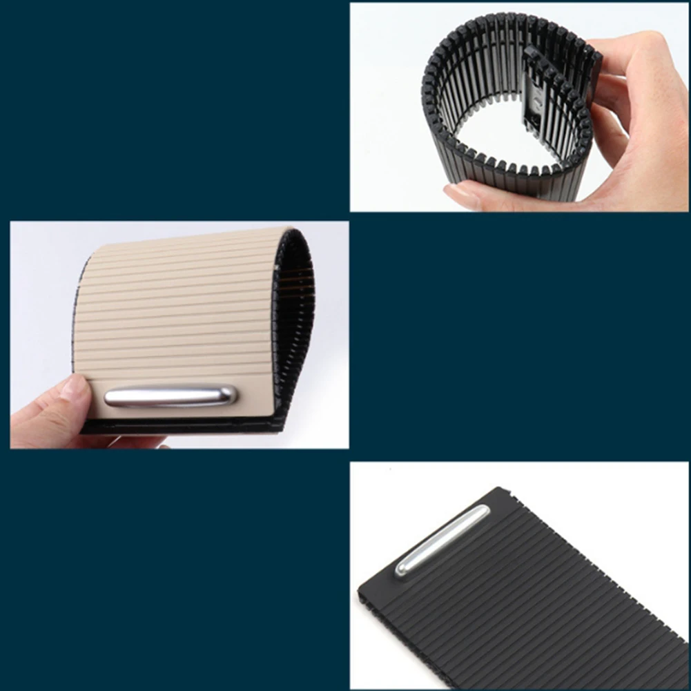 

Центральная консоль автомобиля, держатель для чашки с водой, занавеска для Tiguan 2009-2019, держатель для напитков, скользящая рулонная шторка, черная замена