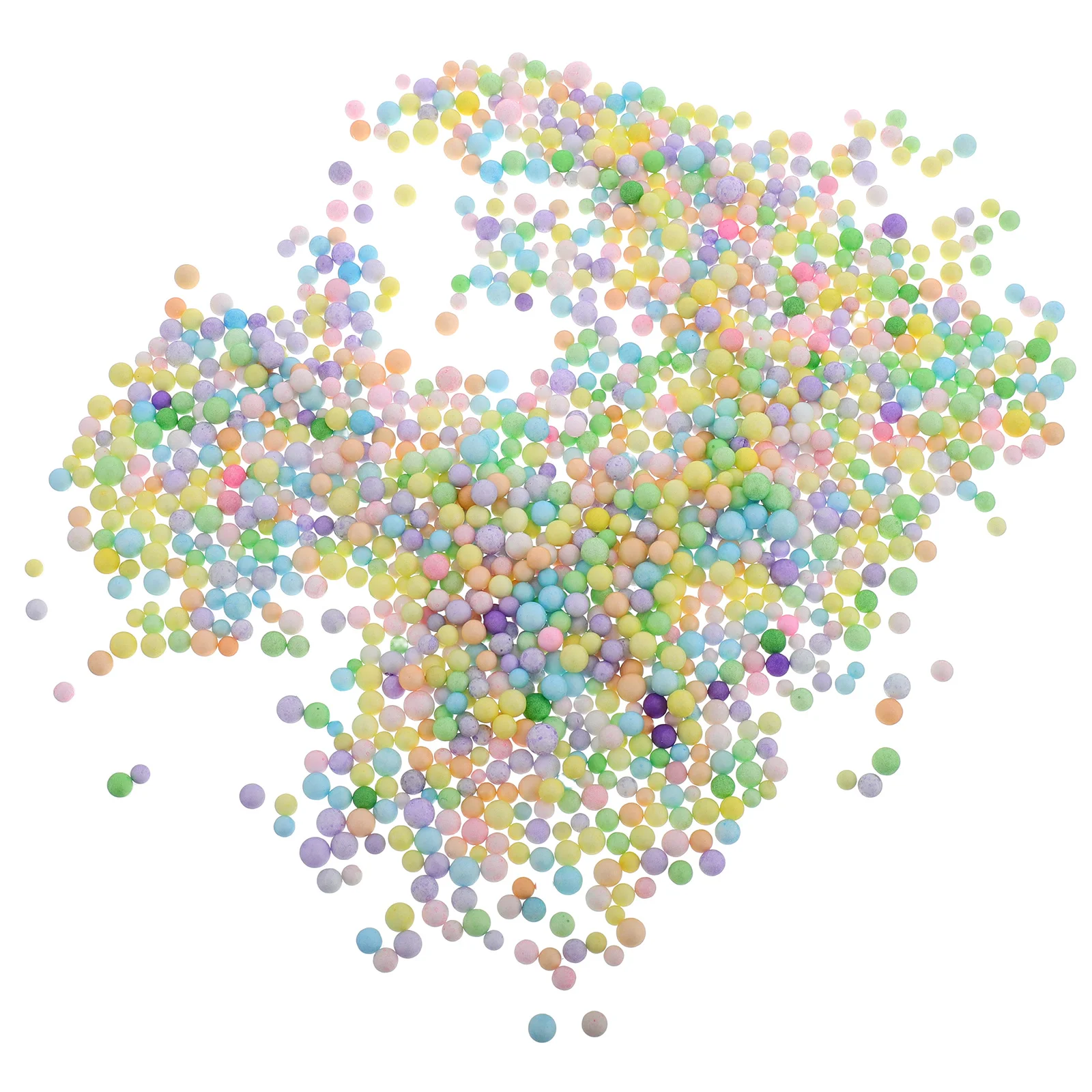 

Colorful Foam Beads 4-6mm Mini Polystyrene Balls DIY Bean Bag Filler Stuffing for Cushion Filling Party Holiday Decorations